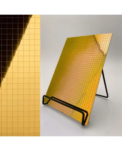Plokštė dekoratyvinė MS 20x20 flex Gold, 980x980x1,2mm, SA