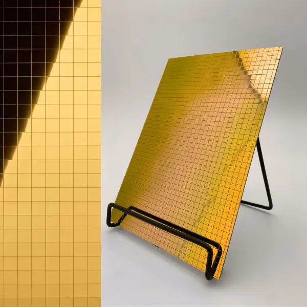 Decorative panel MS 20x20 flex Gold, 980x980x1,2mm, SA