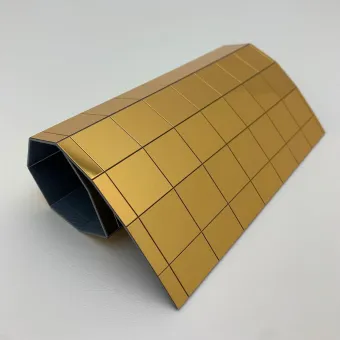 Decorative panel MS 20x20 flex Gold, 980x980x1,2mm, SA