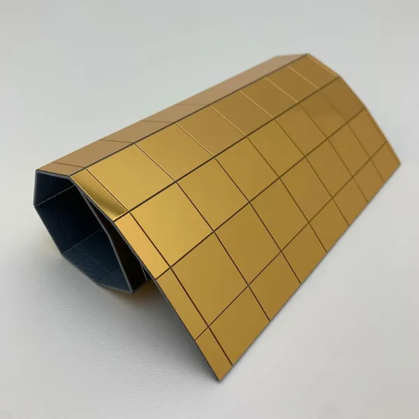 Plokštė dekoratyvinė MS 20x20 flex Gold, 980x980x1,2mm, SA