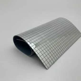 Decorative panel MS 5x5 flex Silver, 980x980x1,2mm, SA