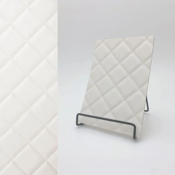 Decorative panel LL ROMBO 40 Bianco matt, 2600x1000x5mm, SA