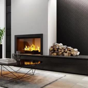 Decorative panel LL ROMBO 40 Nero matt, 2600x1000x5mm, SA