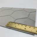 Decorative panel FL COMB VELVET Pearl, 2600x1000x2,2mm, SA