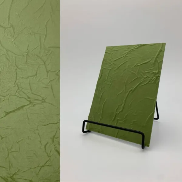 Decorative panel FL CREPA VELVET Avocado, 2600x1000x2,2mm, SA