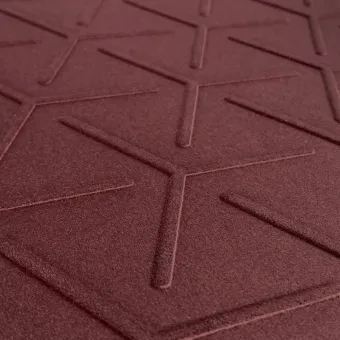 Plokštė dekoratyvinė FL CUBE VELVET Bordeaux, 2600x1000x2,2mm, SA