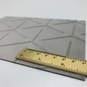 Plokštė dekoratyvinė FL CUBE VELVET Pearl, 2600x1000x2,2mm, SA