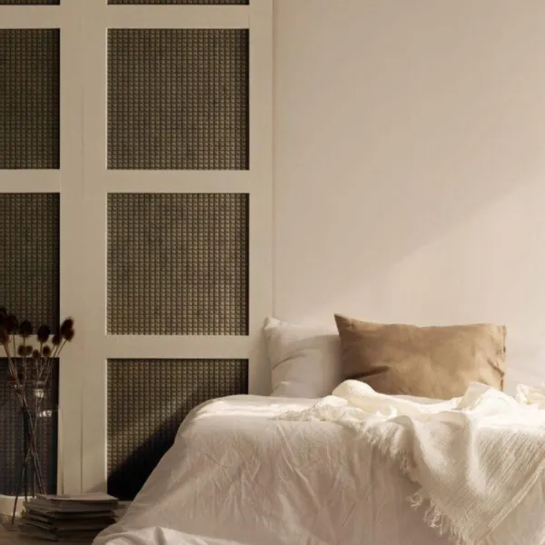 Decorative panel FL SQUARE 2 VELVET Mocha, 2600x1000x2,2mm, SA