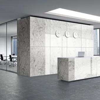 Plokštė dekoratyvinė SG MARBLE White AR+, 2600x1000x2,1mm, SA