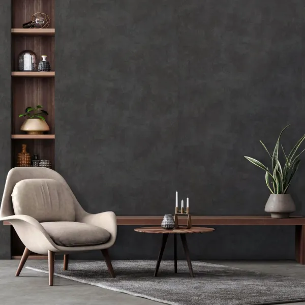 Decorative panel DM CEMENT Dark Nature, 2600x1000x1,4mm, SA