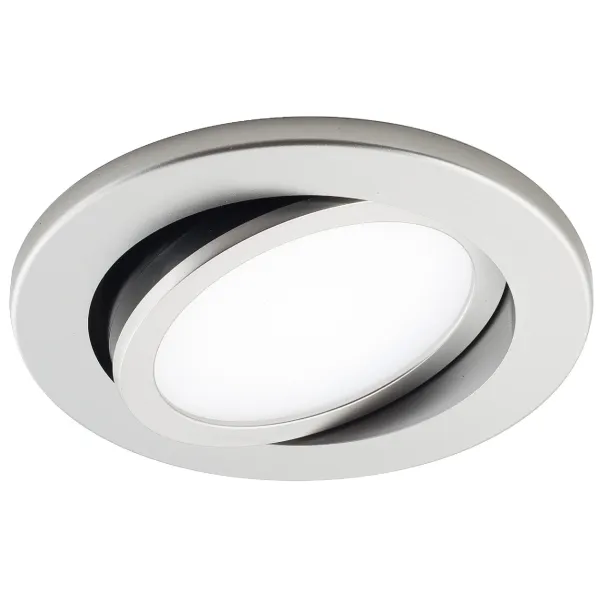 Šviestuvas LED1154 12V 3W šilta balta šviesa 2700K tamsiai pilka metalo spalva