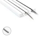Šviesos filtras silikoninis FlipLens 5mm, COB LED juostai, 5m, juoda