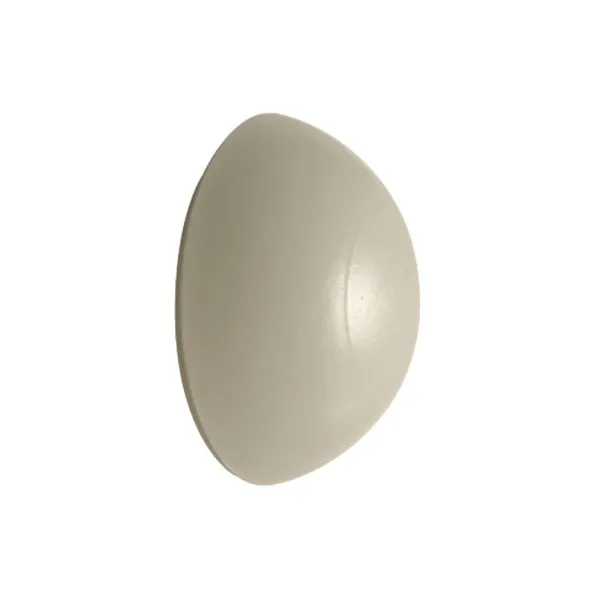 Wall mounted door stop, for glue fixing, plastic