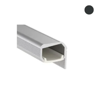 Aluminum LED profile for GOLA II profile, L4200mm, aluminium, black