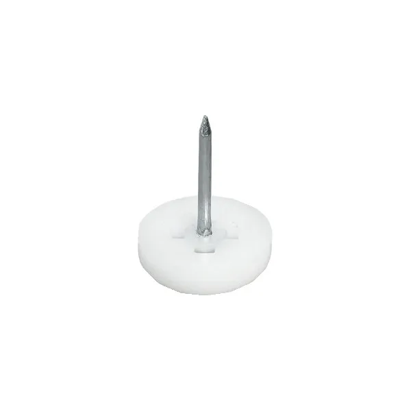 Furniture glide, height 5mm, plastic, for knocking in, black
