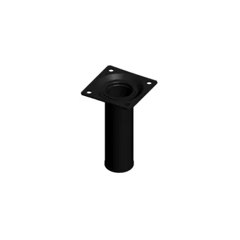 Leg round adjustable Ø30mm H100mm black M10