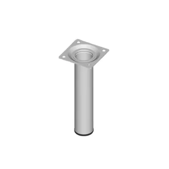Leg round adjustable Ø30mm H150mm white M10