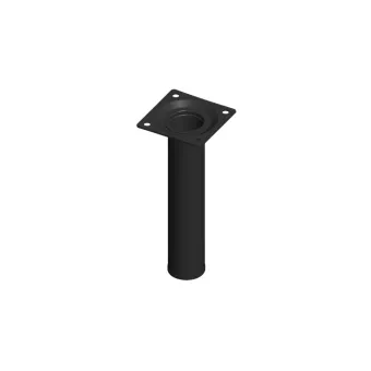 Leg round adjustable Ø30mm H150mm black M10
