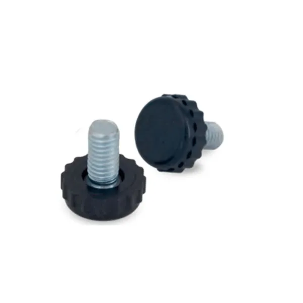 Atrama reguliuojama M6x21mm, Ø16mm, H27mm, balta