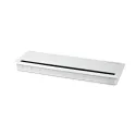 Cable grommet 300x120x28mm aluminum ABS with brush white