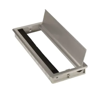 Cable grommet 300x120x28mm aluminum ABS matt chrome