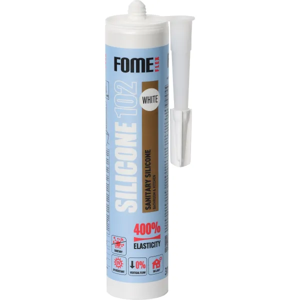 Sealant silicone FOME FLEX, 310ml, white