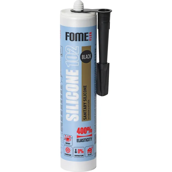 Sealant silicone FOME FLEX, 310ml, black