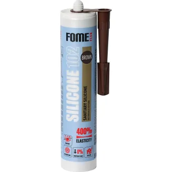 Sealant silicone FOME FLEX, 310ml, brown