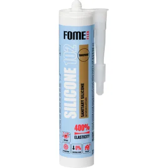 Hermetikas silikoninis 310ml skaidrus FOME FLEX