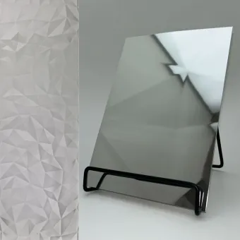 Plokštė dekoratyvinė SL DIAMOND Silver, 2600x1000x3,5mm, NA