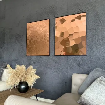 Decorative panel SL FACET Copper brushed AR, 2600x1000x3,5mm, NA