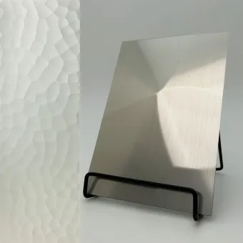 Decorative panel SL FACET Green Steel brushed AR, 2600x1000x3,5mm, NA