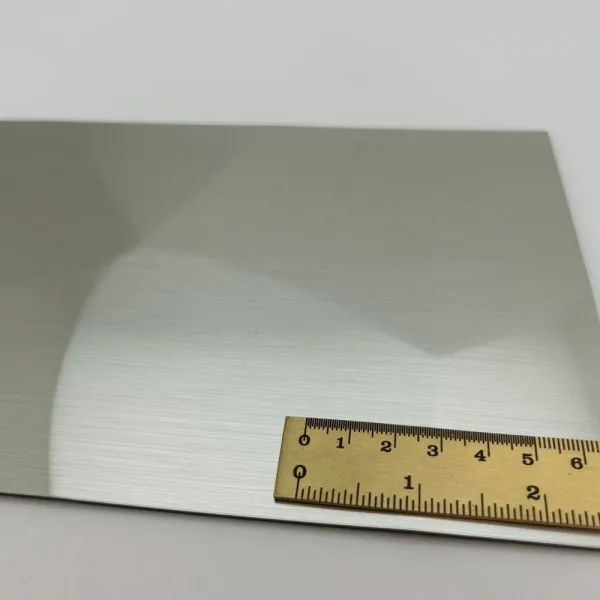 Decorative panel SL FACET Green Steel brushed AR, 2600x1000x3,5mm, NA