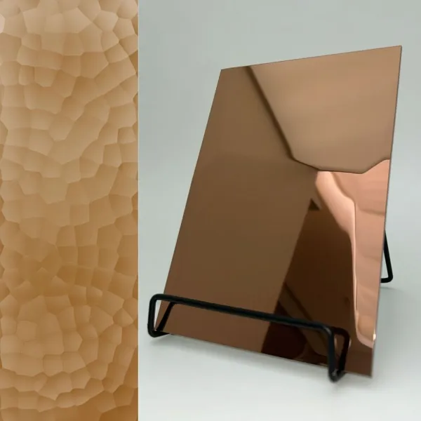 Plokštė dekoratyvinė SL FACET Red Brown AR, 2600x1000x3,5mm, NA