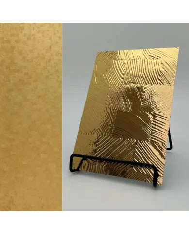 Decorative panel SL GRAIN Gold, 2600x1000x1mm, NA