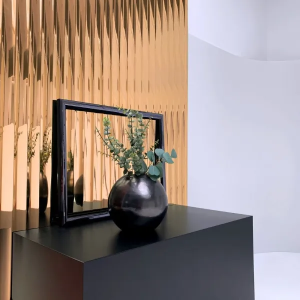 Decorative panel SL PILLAR Copper brushed AR, 2600x1000x3,5mm, NA