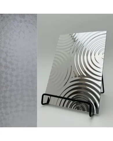 Decorative panel SL TARGET Silver, 2600x1000x2,4mm, NA