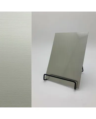 Decorative panel DM Green Steel brushed AR, 2600x1000x1mm, SA