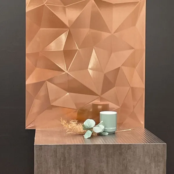Decorative panel SL DIAMOND Copper brushed AR, 2600x1000x3,5mm, SA