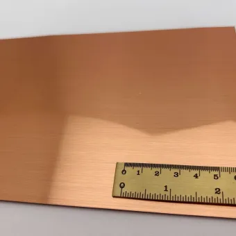 Decorative panel SL FACET Copper brushed AR, 2600x1000x3,5mm, SA