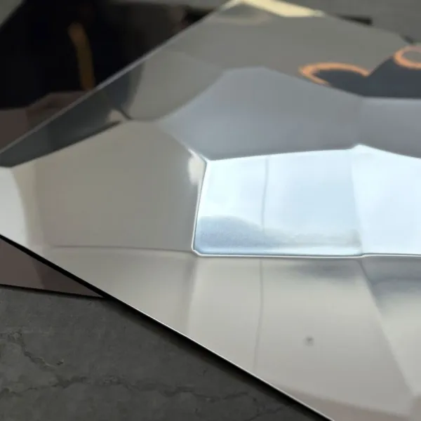 Decorative panel SL FACET Silver, 2600x1000x3,5mm, SA
