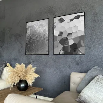 Decorative panel SL GRAIN Silver, 2600x1000x1mm, SA