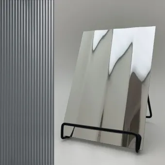 Decorative panel SL PILLAR Silver, 2600x1000x3,5mm, SA