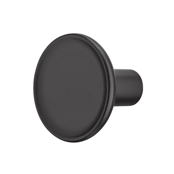 Furniture knob H2580, 35x28mm, matt black