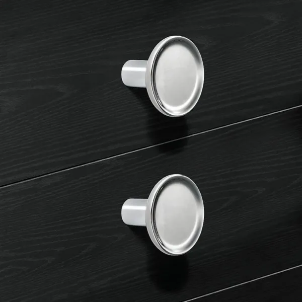 Furniture knob H2580, 35x28mm, brushed nickel