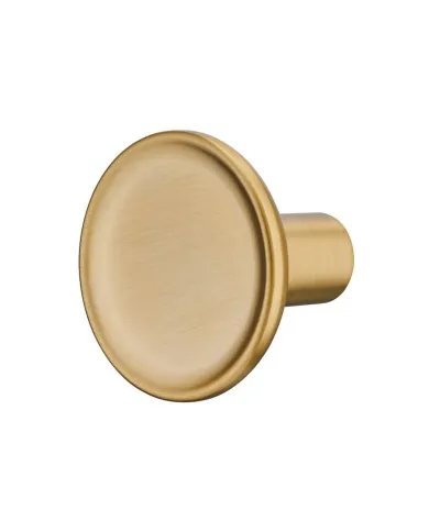Furniture knob H2580, 35x28mm, brushed gold
