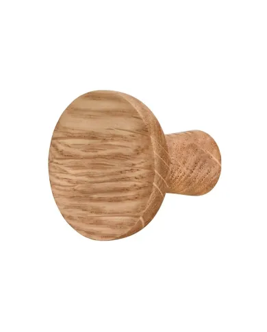 Wooden Knob H2570, 32x32mm, lacquered oak