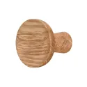 Rankenėlė vieno taško medinė H2570, 32x32mm, lakuotas ąžuolas