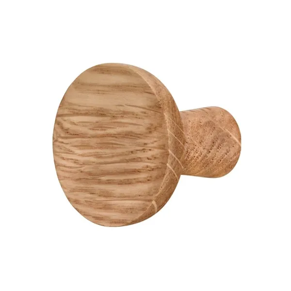 Wooden Knob H2570, 32x32mm, lacquered oak