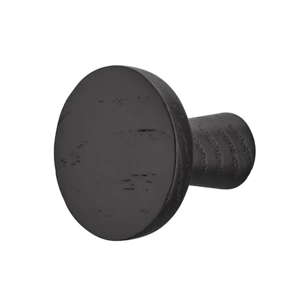 Rankenėlė vieno taško medinė H2570, 32x32mm, juoda